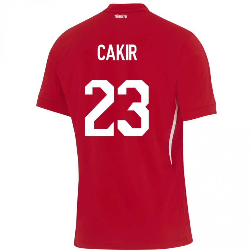 Vyrai Turkija Uğurcan Çakır #23 Raudona Išvykos Marškinėliai 24-26 T-Shirt