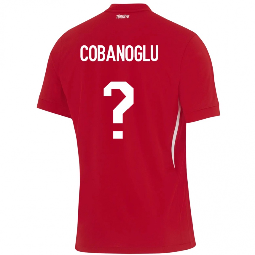 Vyrai Turkija Ahmet Çobanoğlu #0 Raudona Išvykos Marškinėliai 24-26 T-Shirt