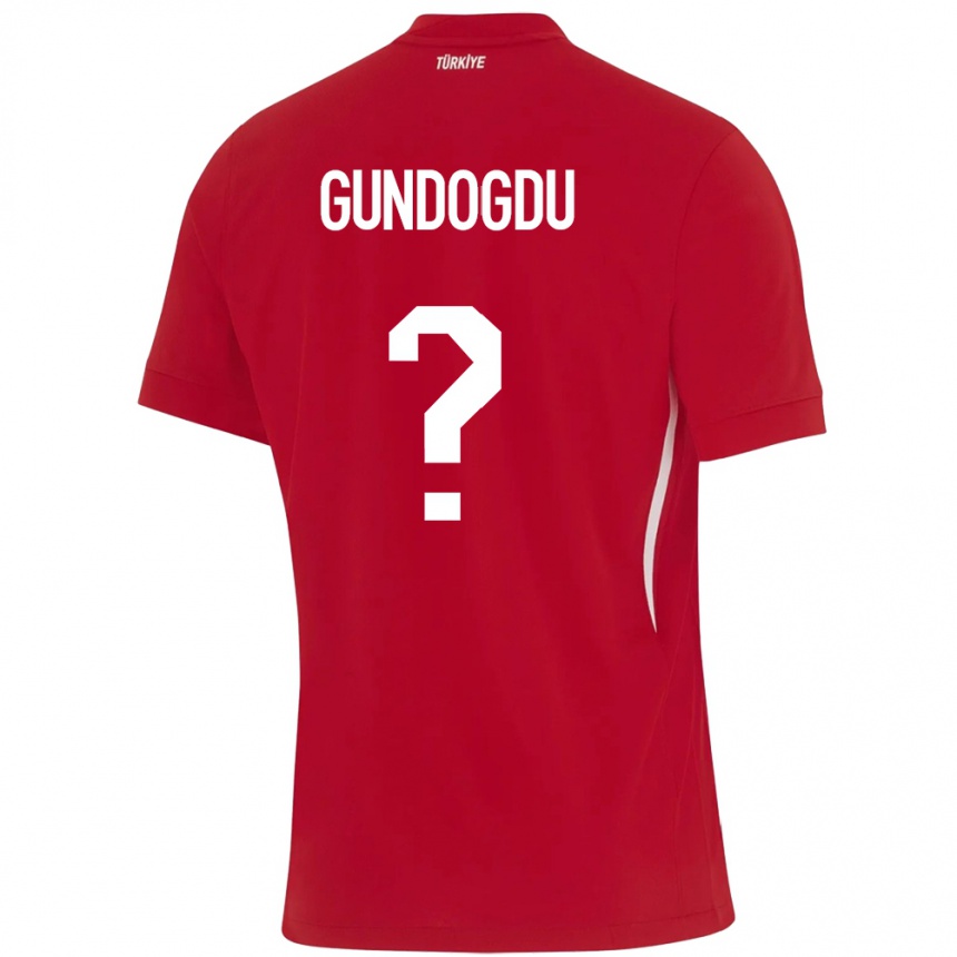 Vyrai Turkija Kevser Gündoğdu #0 Raudona Išvykos Marškinėliai 24-26 T-Shirt