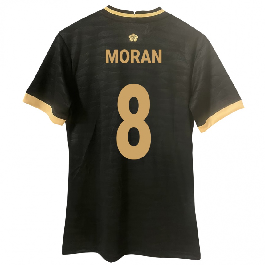 Vyrai Panama Martín Morán #8 Juoda Išvykos Marškinėliai 24-26 T-Shirt