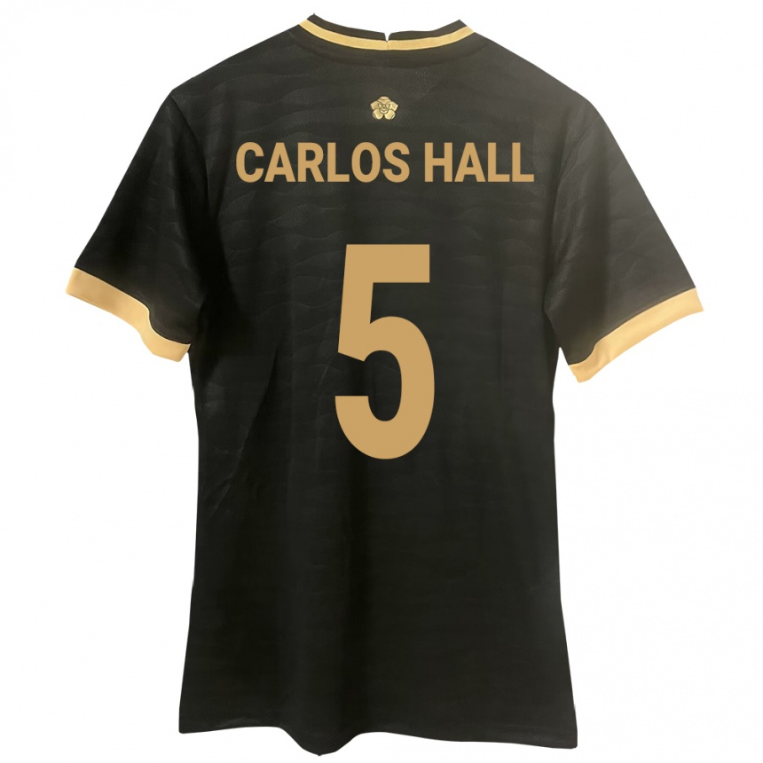 Vyrai Panama Juan Carlos Hall #5 Juoda Išvykos Marškinėliai 24-26 T-Shirt