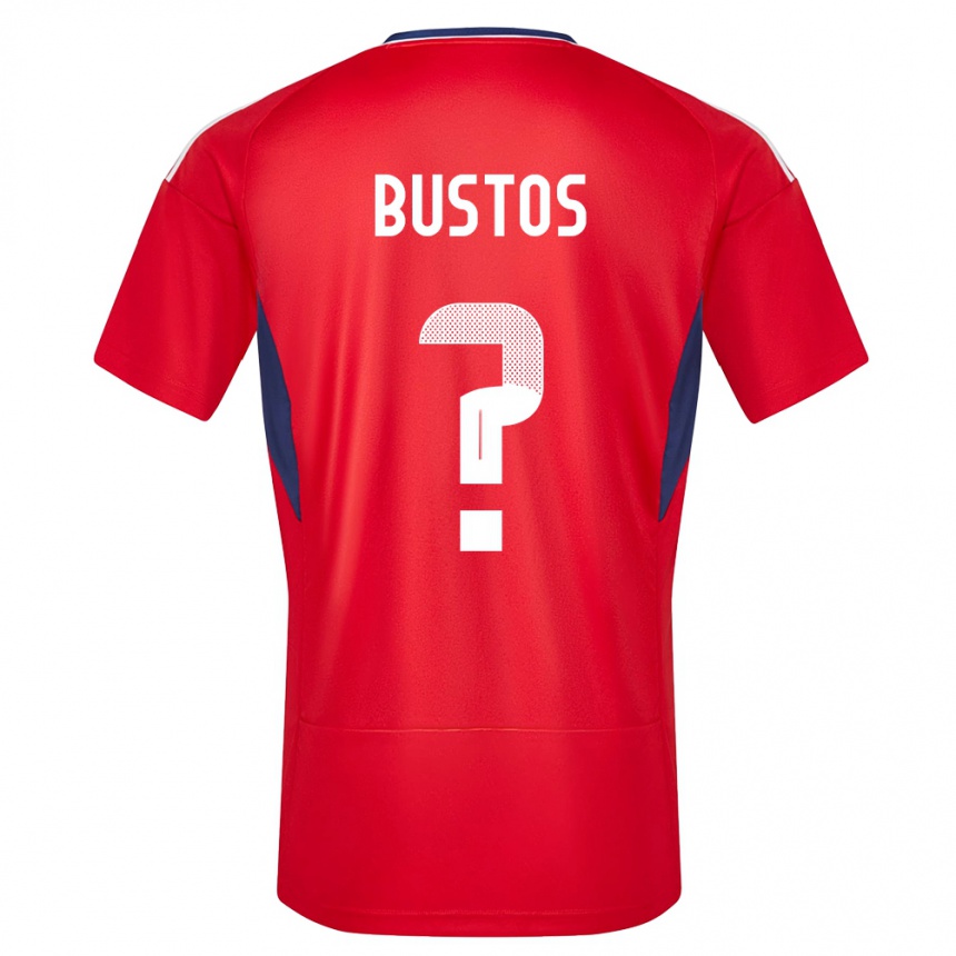 Moteriškas Kosta Rika Roy Bustos #0 Raudona Namų Marškinėliai 24-26 T-Shirt