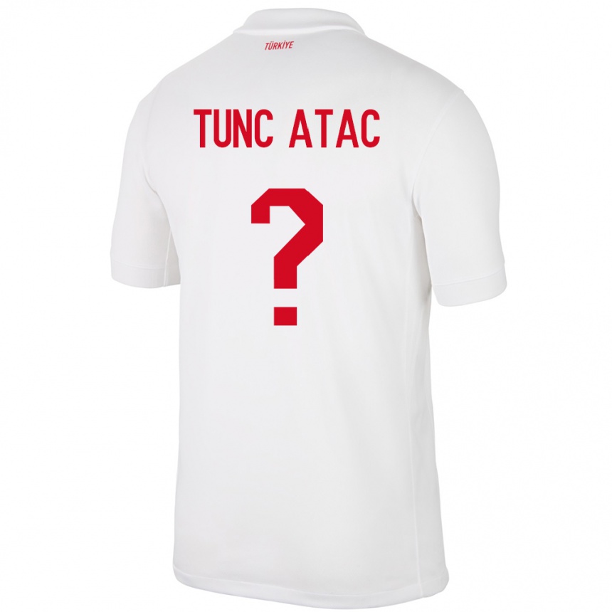 Moteriškas Turkija Arin Tunç Ataç #0 Baltas Namų Marškinėliai 24-26 T-Shirt
