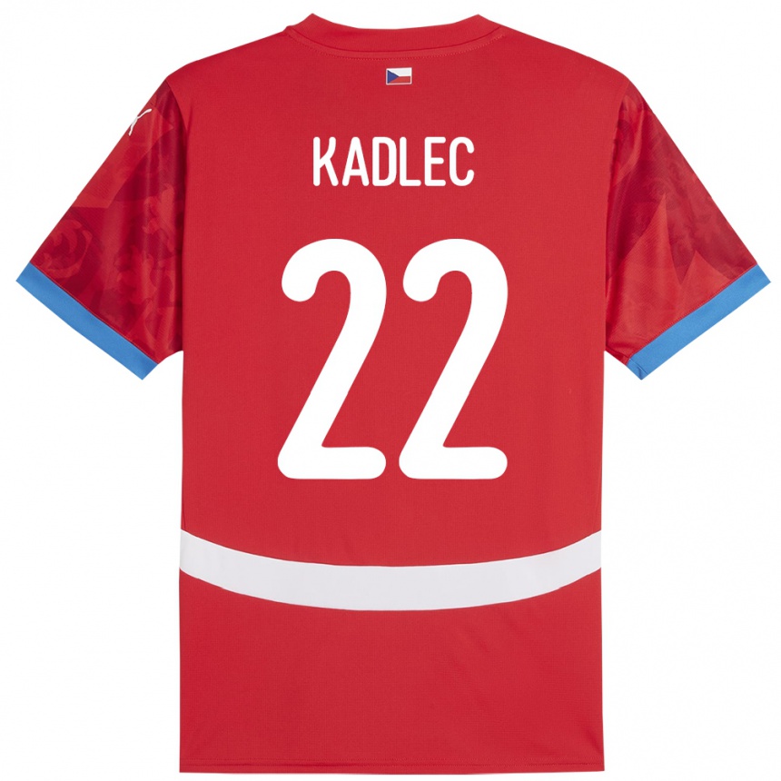 Moteriškas Čekija Adam Kadlec #22 Raudona Namų Marškinėliai 24-26 T-Shirt