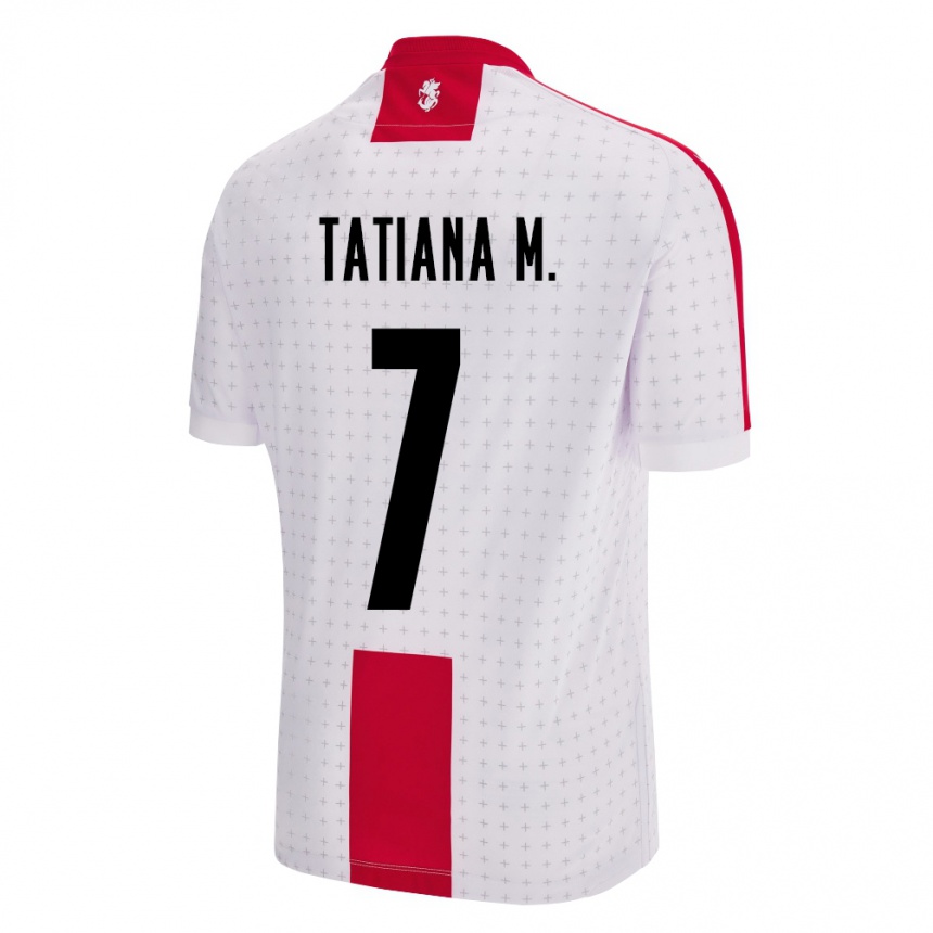 Moteriškas Sakartvelas Tatiana Matveeva #7 Baltas Namų Marškinėliai 24-26 T-Shirt