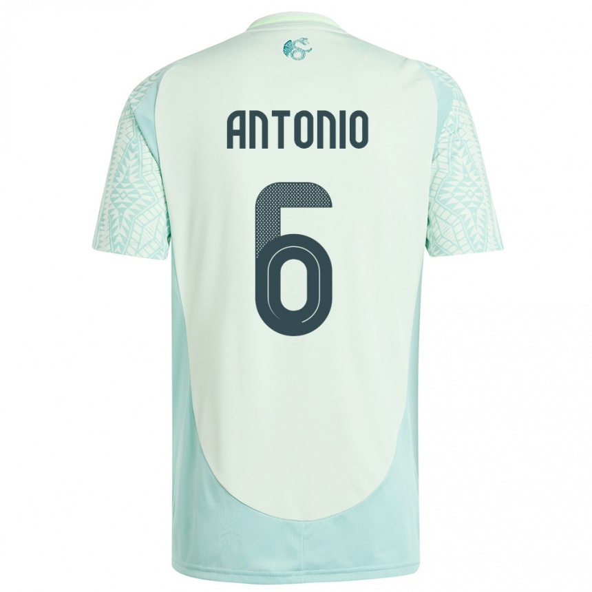 Moteriškas Meksika Nancy Antonio #6 Lininė Žalia Išvykos Marškinėliai 24-26 T-Shirt