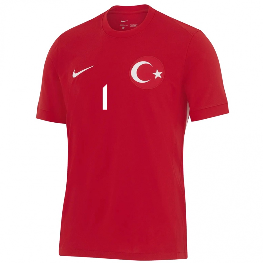 Moteriškas Turkija Selda Akgöz #1 Raudona Išvykos Marškinėliai 24-26 T-Shirt