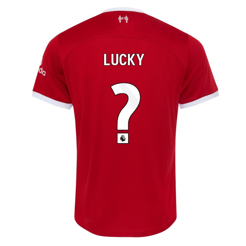 Vaikiškas Wellity Lucky #0 Raudona Namų Marškinėliai 2023/24 T-Shirt