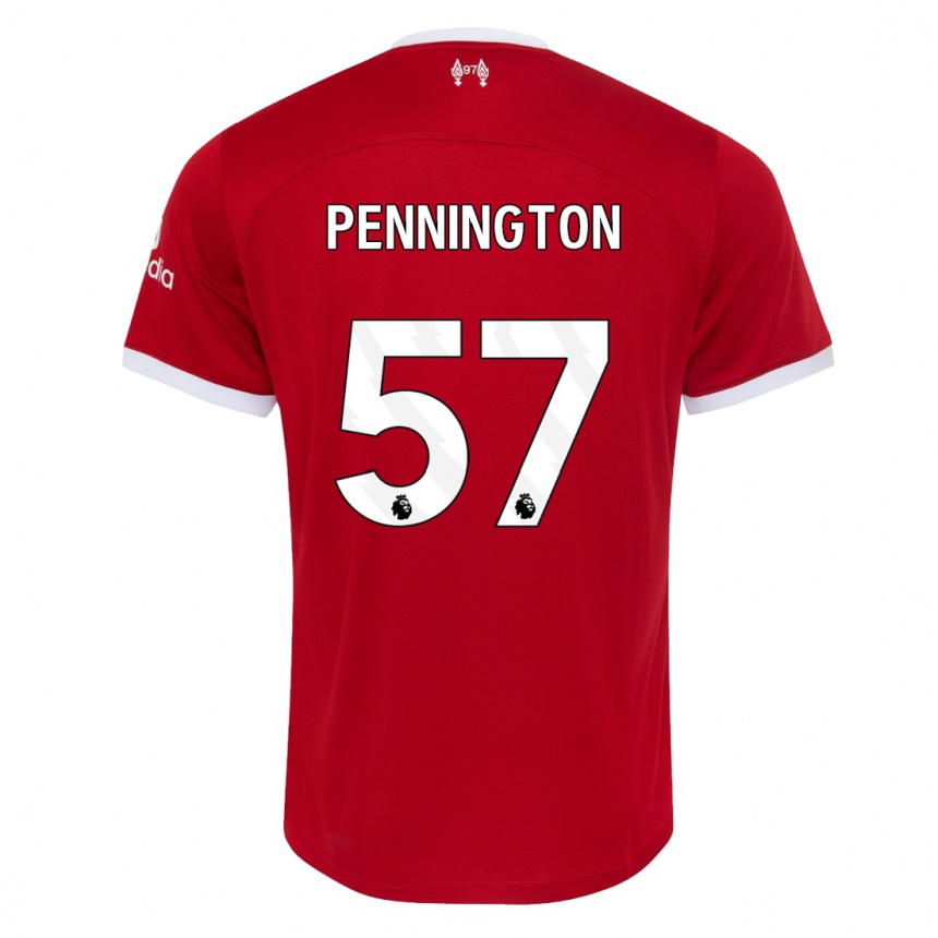 Vaikiškas Cody Pennington #57 Raudona Namų Marškinėliai 2023/24 T-Shirt