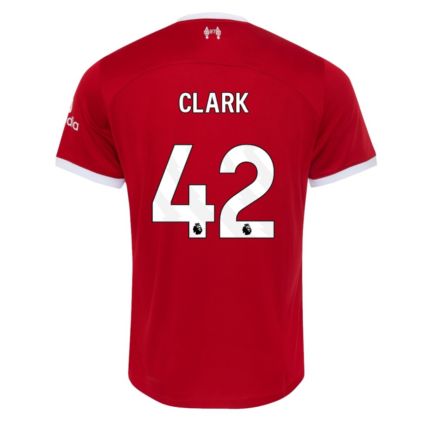 Vaikiškas Bobby Clark #42 Raudona Namų Marškinėliai 2023/24 T-Shirt