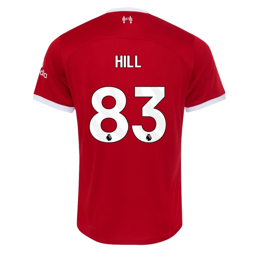 Vaikiškas Tom Hill #83 Raudona Namų Marškinėliai 2023/24 T-Shirt