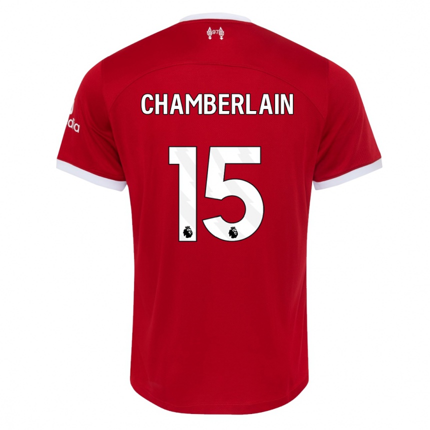 Vaikiškas Alex Oxlade Chamberlain #15 Raudona Namų Marškinėliai 2023/24 T-Shirt