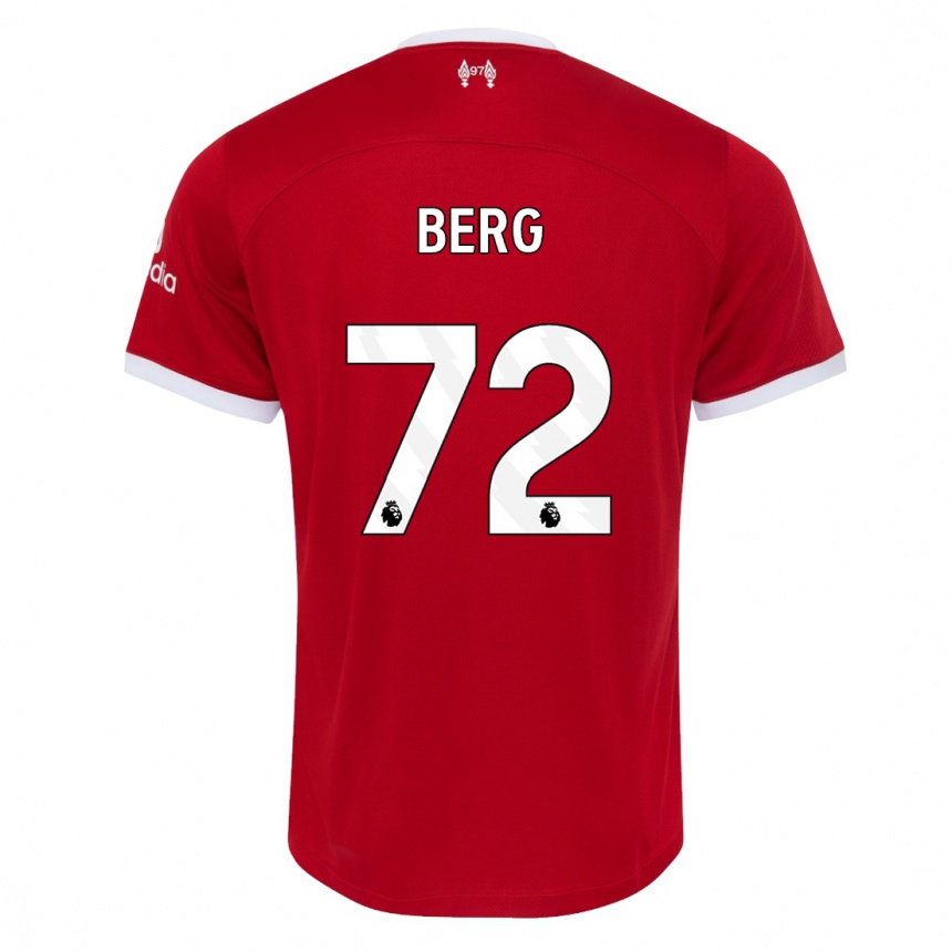 Vaikiškas Sepp Van Den Berg #72 Raudona Namų Marškinėliai 2023/24 T-Shirt