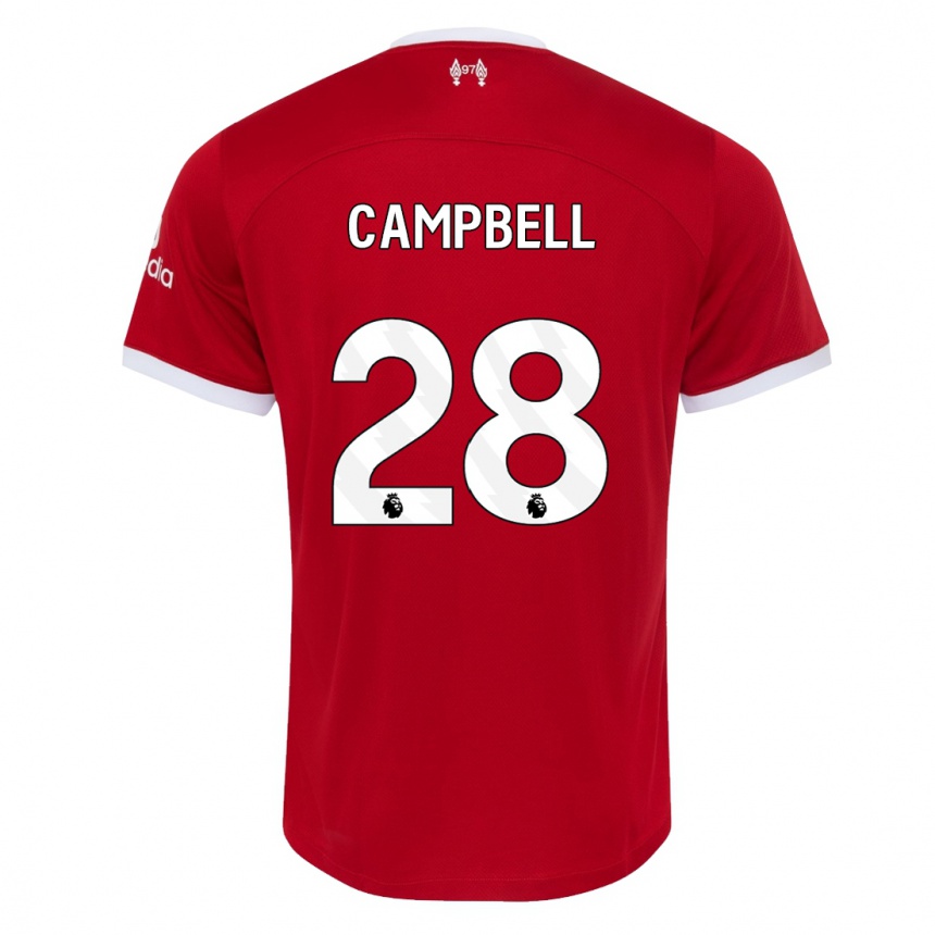 Vaikiškas Megan Campbell #28 Raudona Namų Marškinėliai 2023/24 T-Shirt