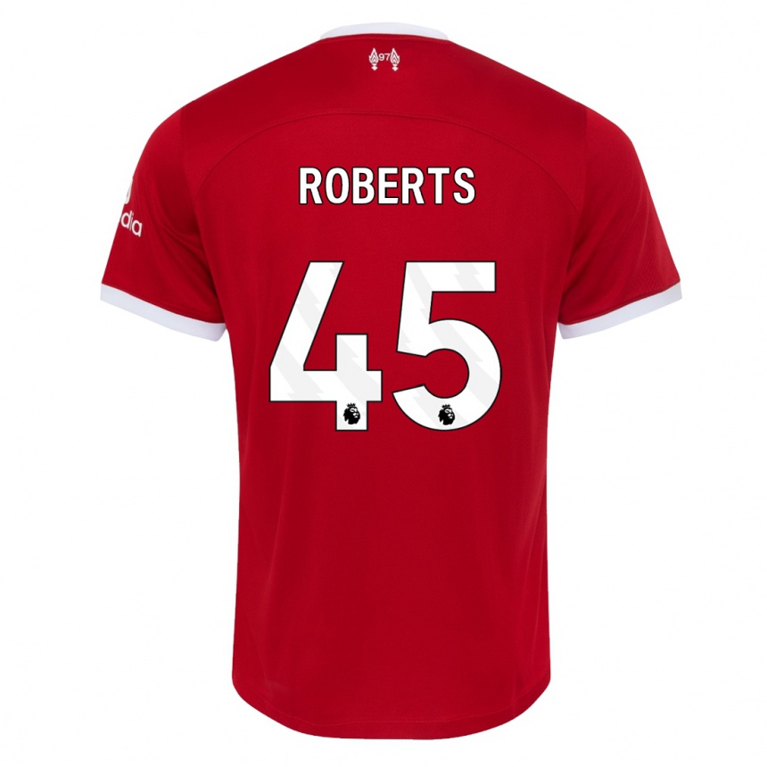 Vaikiškas Iwan Roberts #45 Raudona Namų Marškinėliai 2023/24 T-Shirt