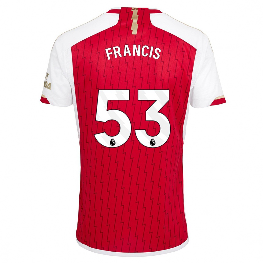 Vaikiškas Jack Henry Francis #53 Raudona Namų Marškinėliai 2023/24 T-Shirt