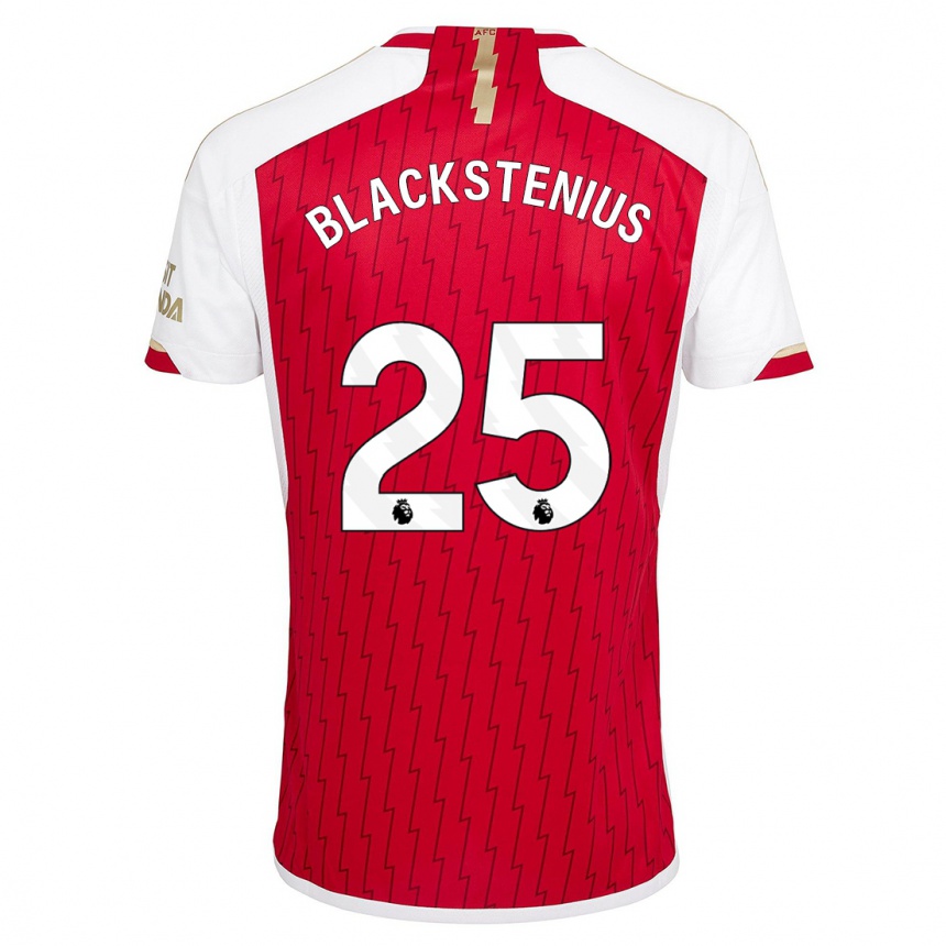 Vaikiškas Stina Blackstenius #25 Raudona Namų Marškinėliai 2023/24 T-Shirt