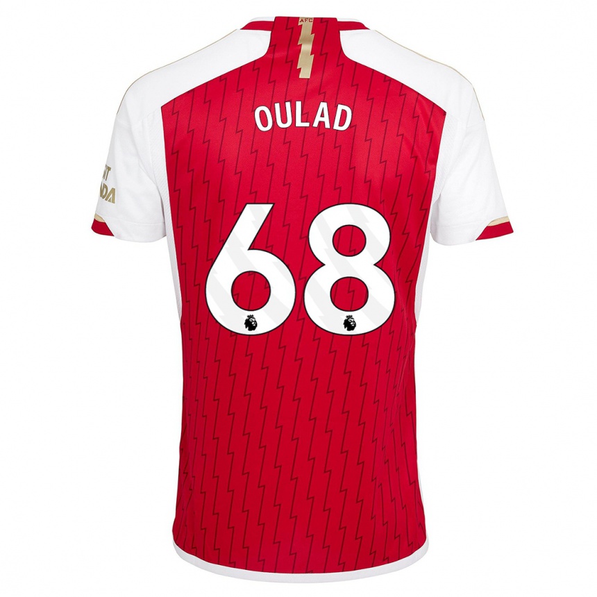 Vaikiškas Salah-Eddine Oulad M'hand #68 Raudona Namų Marškinėliai 2023/24 T-Shirt