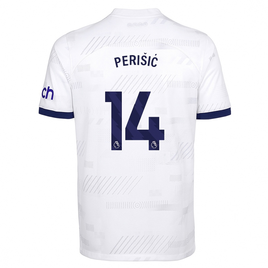 Vaikiškas Ivan Perisic #14 Baltas Namų Marškinėliai 2023/24 T-Shirt