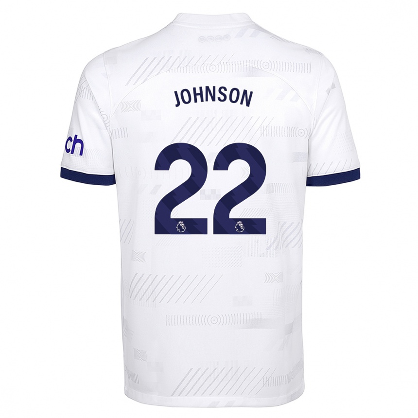 Vaikiškas Brennan Johnson #22 Baltas Namų Marškinėliai 2023/24 T-Shirt