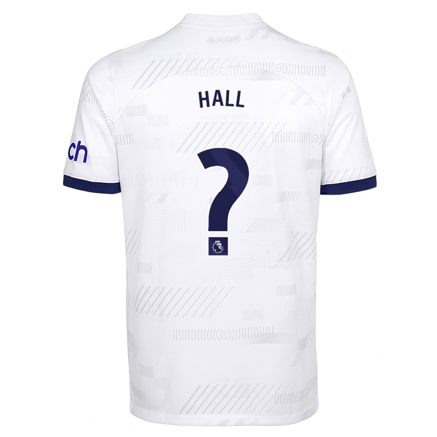 Vaikiškas Tyrese Hall #0 Baltas Namų Marškinėliai 2023/24 T-Shirt