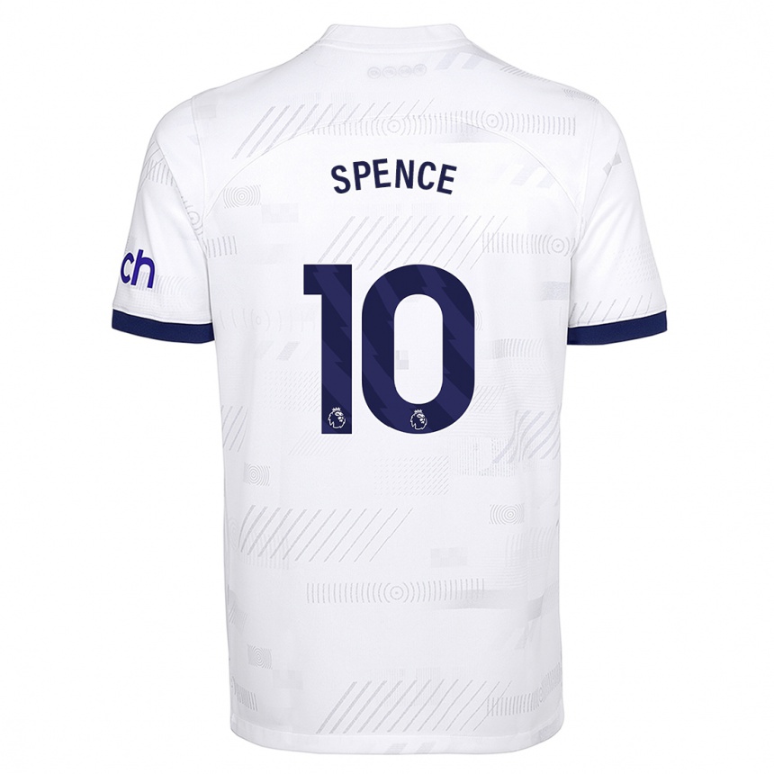 Vaikiškas Drew Spence #10 Baltas Namų Marškinėliai 2023/24 T-Shirt