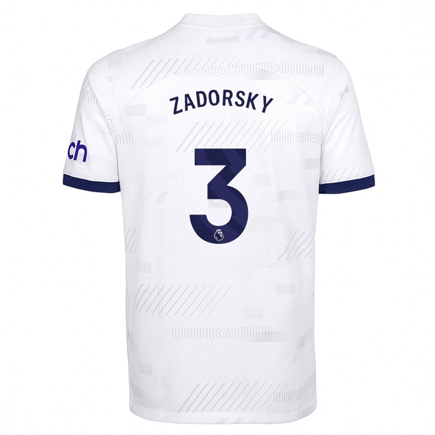 Vaikiškas Shelina Zadorsky #3 Baltas Namų Marškinėliai 2023/24 T-Shirt