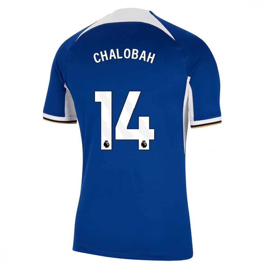 Vaikiškas Trevoh Chalobah #14 Mėlyna Namų Marškinėliai 2023/24 T-Shirt