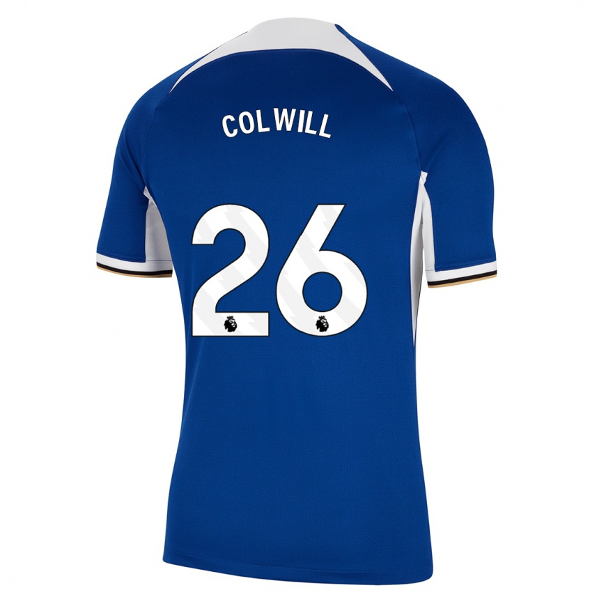 Vaikiškas Levi Colwill #26 Mėlyna Namų Marškinėliai 2023/24 T-Shirt