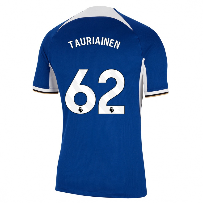 Vaikiškas Jimi Tauriainen #62 Mėlyna Namų Marškinėliai 2023/24 T-Shirt