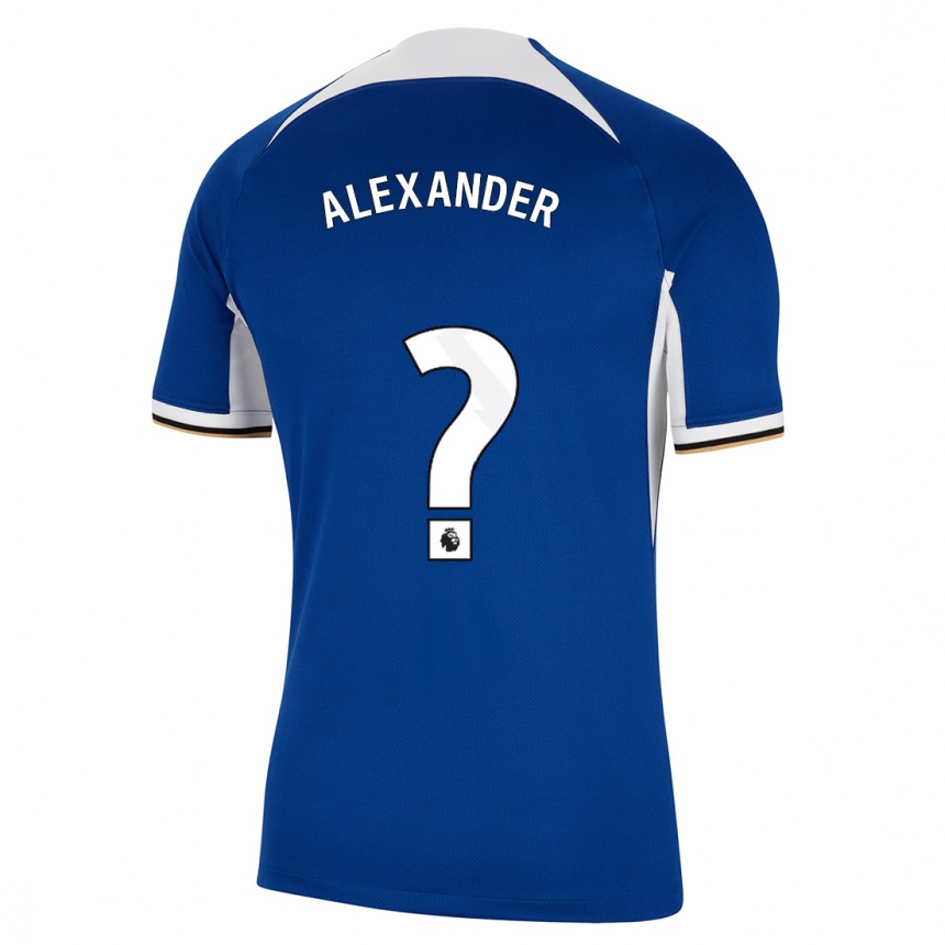 Vaikiškas Reiss Alexander Russell-Denny #0 Mėlyna Namų Marškinėliai 2023/24 T-Shirt