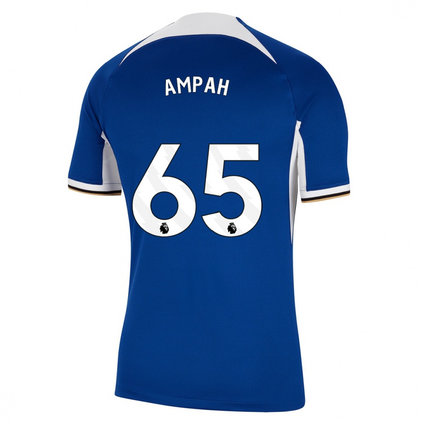 Vaikiškas Ato Ampah #65 Mėlyna Namų Marškinėliai 2023/24 T-Shirt