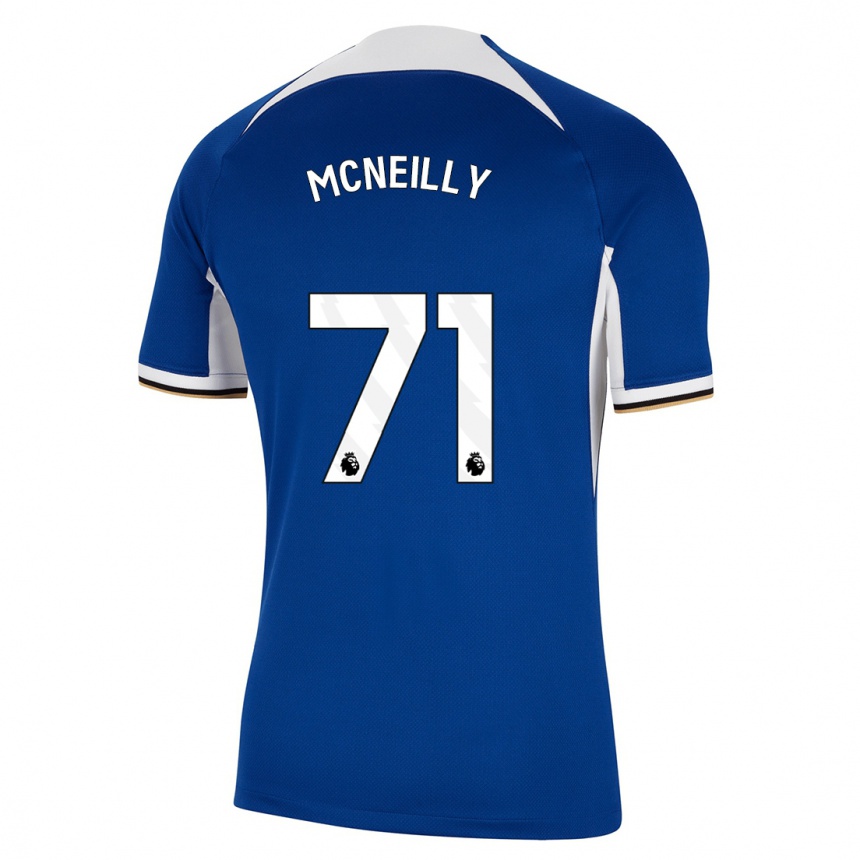 Vaikiškas Donnell Mcneilly #71 Mėlyna Namų Marškinėliai 2023/24 T-Shirt