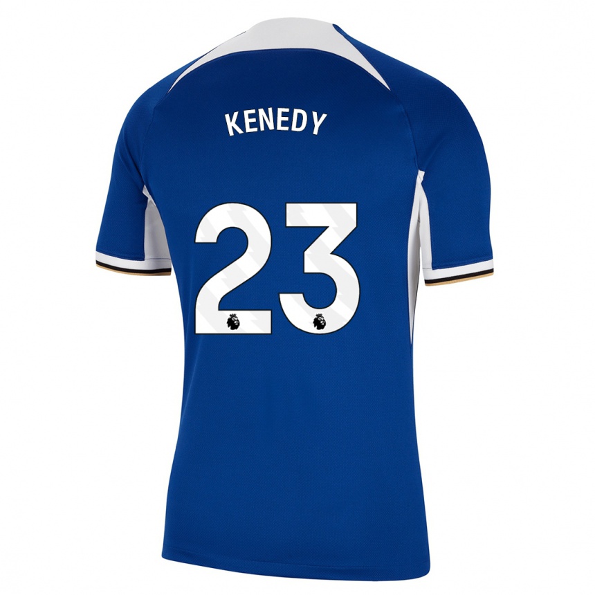 Vaikiškas Robert Kenedy #23 Mėlyna Namų Marškinėliai 2023/24 T-Shirt