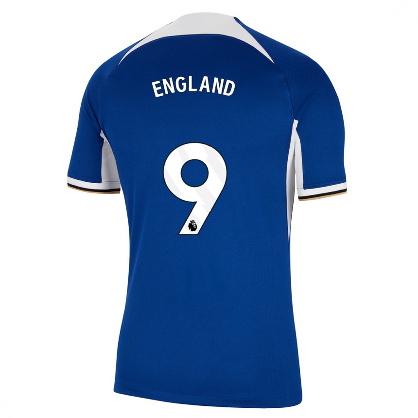 Vaikiškas Bethany England #9 Mėlyna Namų Marškinėliai 2023/24 T-Shirt