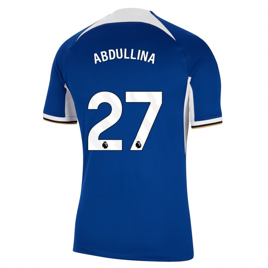 Vaikiškas Alsu Abdullina #27 Mėlyna Namų Marškinėliai 2023/24 T-Shirt