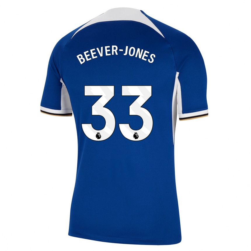 Vaikiškas Aggie Beever-Jones #33 Mėlyna Namų Marškinėliai 2023/24 T-Shirt