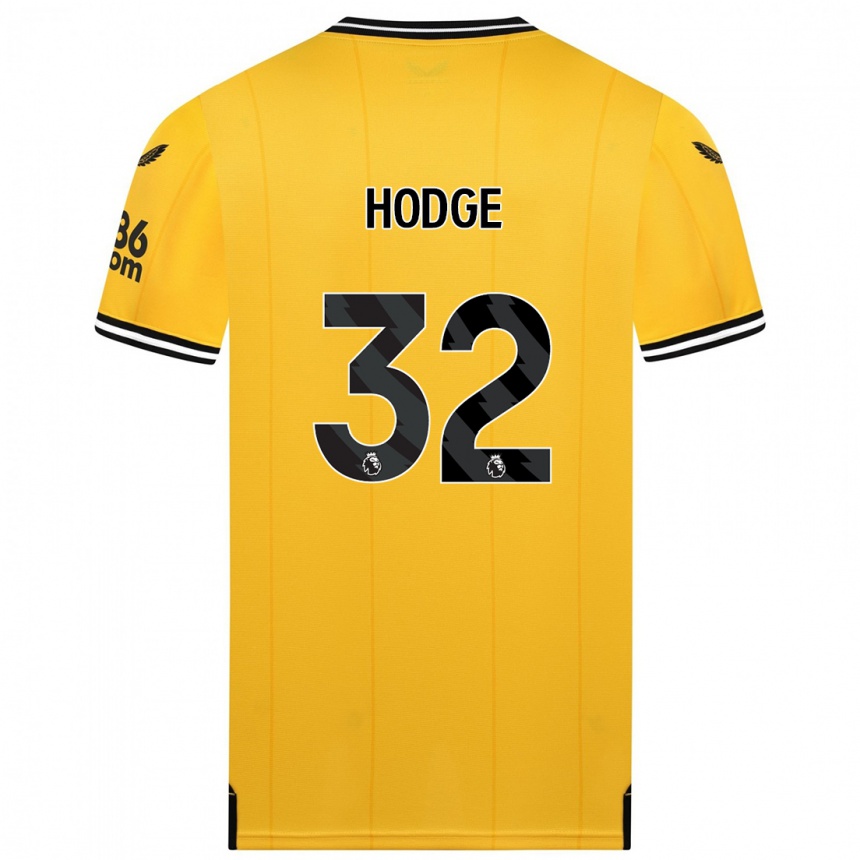 Vaikiškas Joe Hodge #32 Geltona Namų Marškinėliai 2023/24 T-Shirt