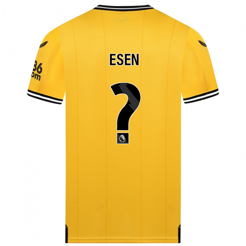 Vaikiškas Josh Esen #0 Geltona Namų Marškinėliai 2023/24 T-Shirt