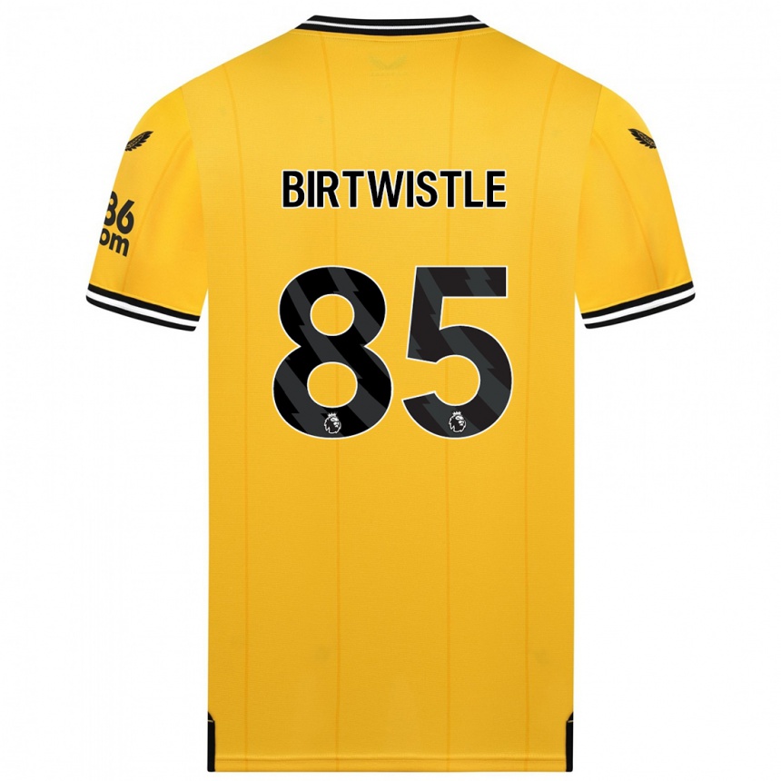 Vaikiškas Harry Birtwistle #85 Geltona Namų Marškinėliai 2023/24 T-Shirt