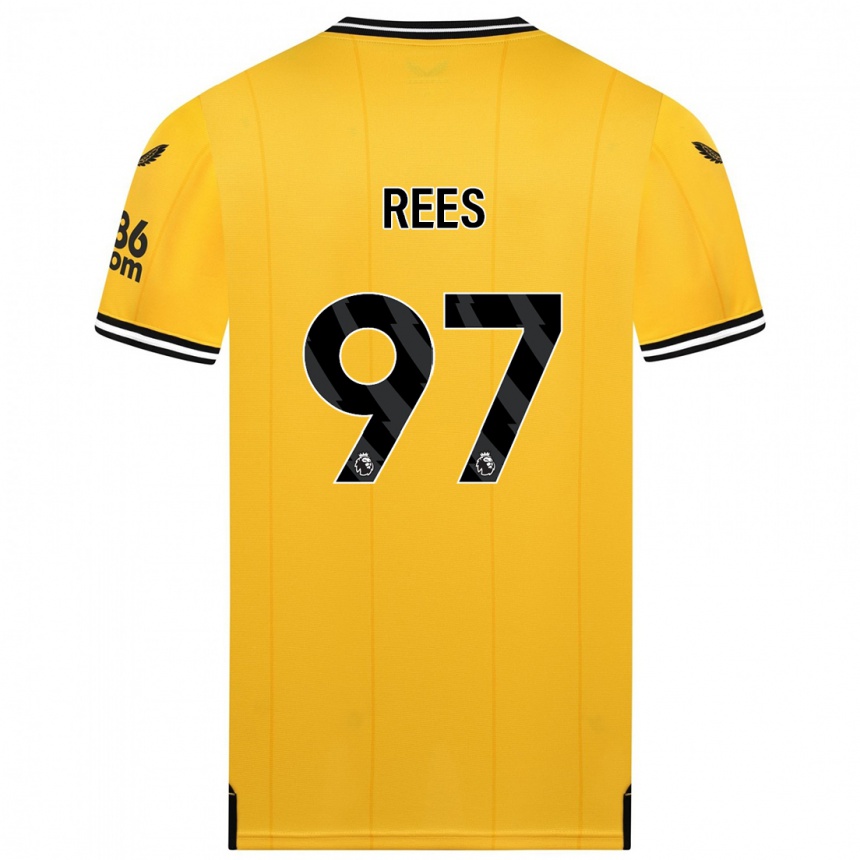 Vaikiškas Mason Rees #97 Geltona Namų Marškinėliai 2023/24 T-Shirt