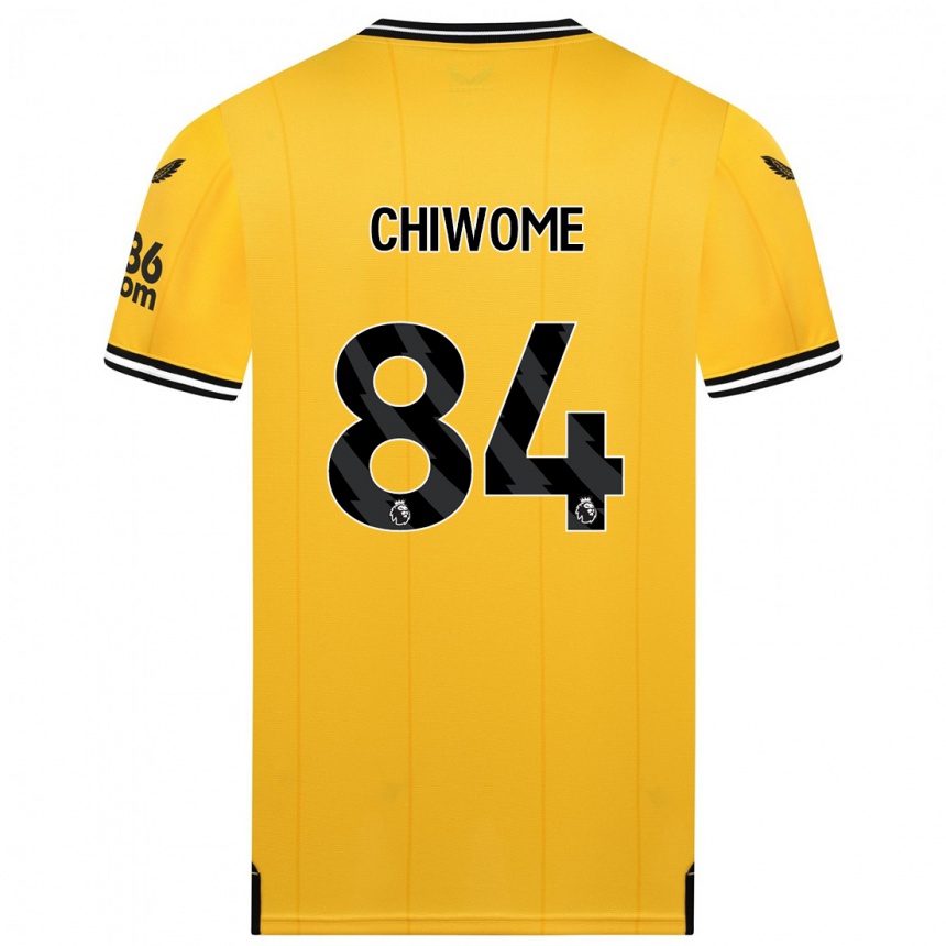 Vaikiškas Leon Chiwome #84 Geltona Namų Marškinėliai 2023/24 T-Shirt