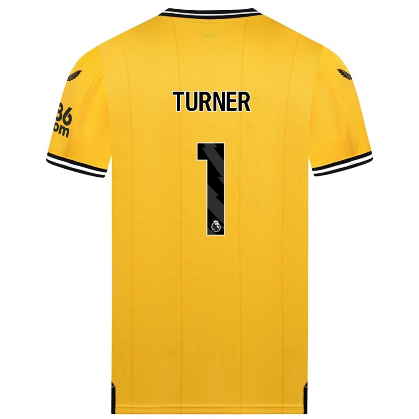 Vaikiškas Shannon Turner #1 Geltona Namų Marškinėliai 2023/24 T-Shirt