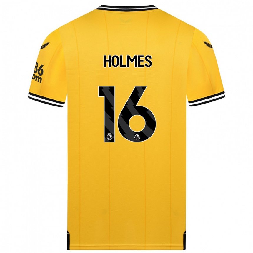 Vaikiškas Summer Holmes #16 Geltona Namų Marškinėliai 2023/24 T-Shirt