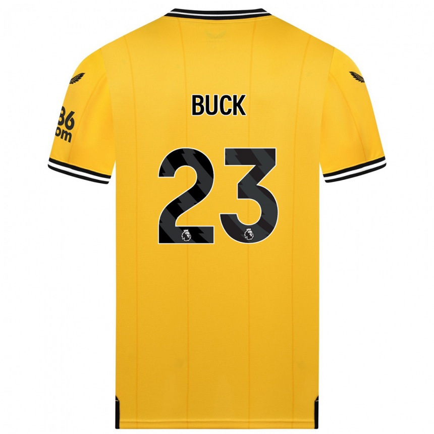 Vaikiškas Alex Buck #23 Geltona Namų Marškinėliai 2023/24 T-Shirt