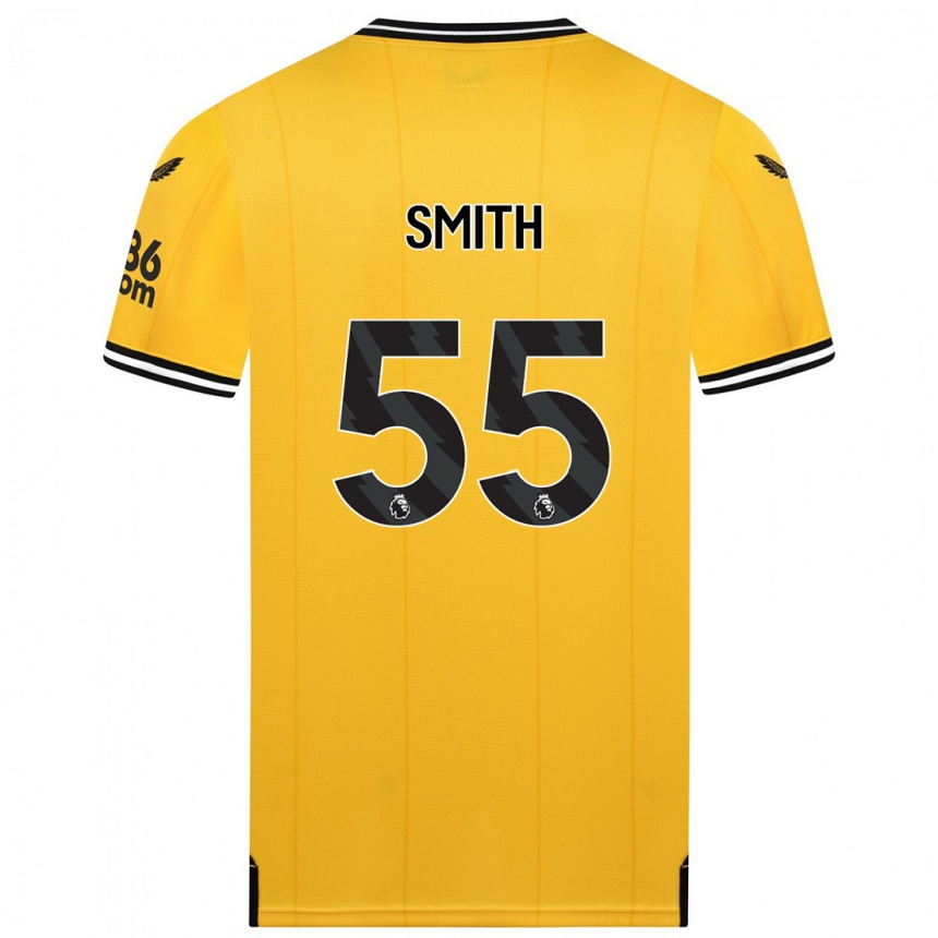 Vaikiškas Jackson Smith #55 Geltona Namų Marškinėliai 2023/24 T-Shirt