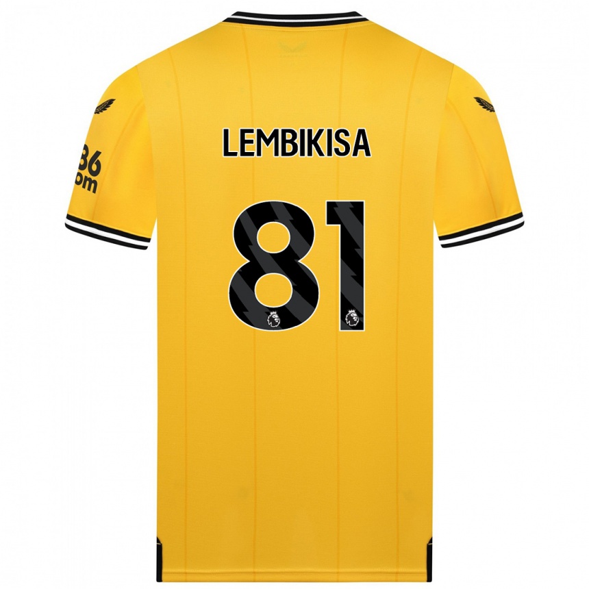 Vaikiškas Dexter Lembikisa #81 Geltona Namų Marškinėliai 2023/24 T-Shirt