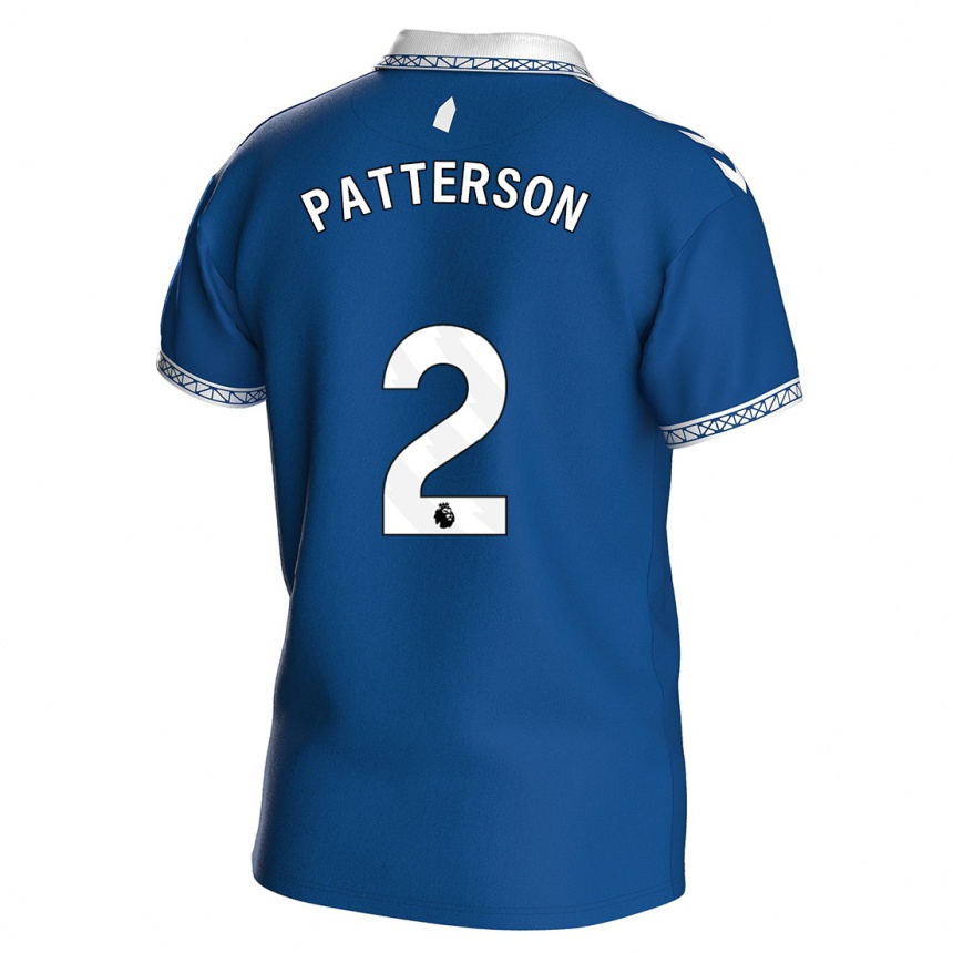 Vaikiškas Nathan Patterson #2 Karališkai Mėlyna Namų Marškinėliai 2023/24 T-Shirt