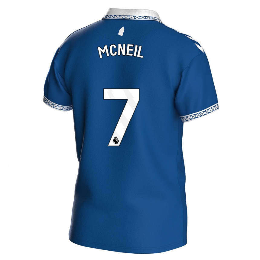 Vaikiškas Dwight Mcneil #7 Karališkai Mėlyna Namų Marškinėliai 2023/24 T-Shirt