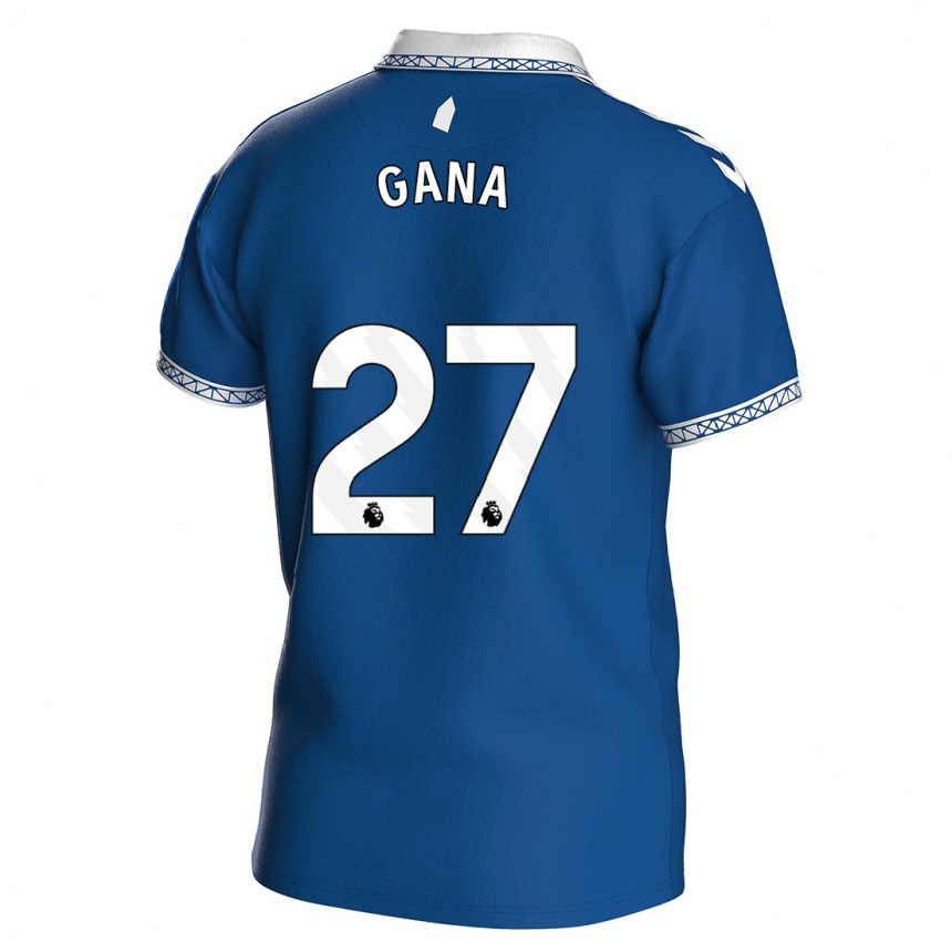 Vaikiškas Idrissa Gueye #27 Karališkai Mėlyna Namų Marškinėliai 2023/24 T-Shirt